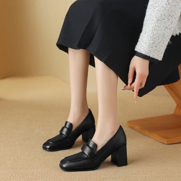 Handcrafted Luxury Leather Women's Shoes - Elegance Redefined(Edsl2747)