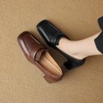 Handcrafted Luxury Leather Women's Shoes - Elegance Redefined(Edsl2747)