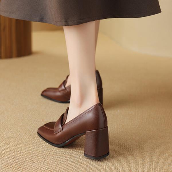 Handcrafted Luxury Leather Women's Shoes - Elegance Redefined(Edsl2747)