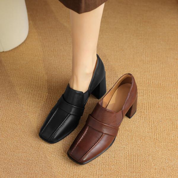 Exquisite Handcrafted Leather Women's Shoes - Luxury, Elegance, Superior Craftsmanship(Edsl2749)