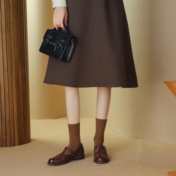 Handcrafted Luxury Leather Women's Shoes: Elegance in Every Stitch(Edsl2734)