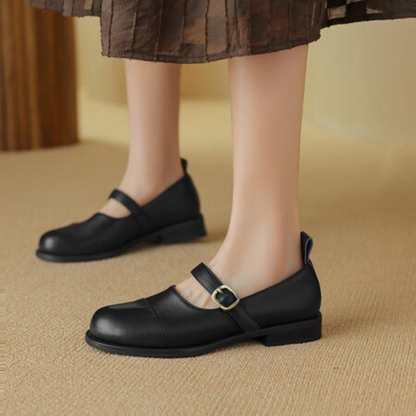 Exquisite Handmade Leather Women's Shoes: Luxurious Elegance(Edsl2736)