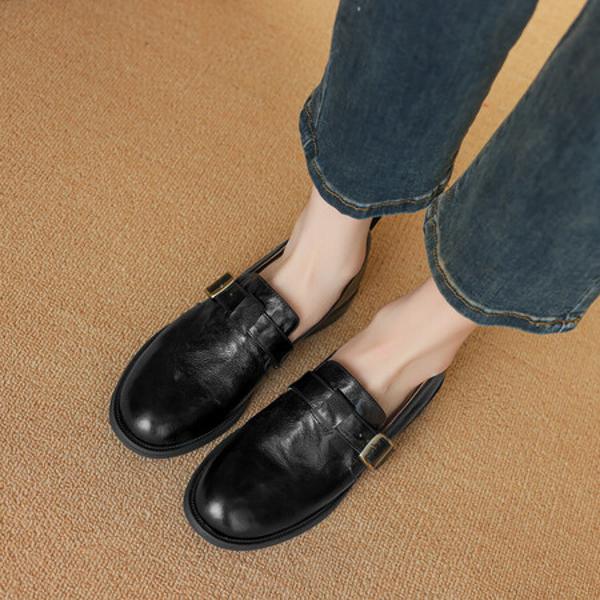 Luxurious Handmade Leather Women's Shoes(Edsl2733)