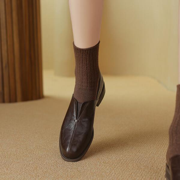 Elegantly Crafted Luxury Leather Handmade Women's Shoes(Edsl2739)