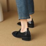 Handcrafted Luxury Leather Women's Shoes – Elegant Craftsmanship Awaits(Edsl2758)