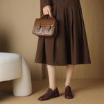 Handcrafted Luxury Leather Women's Shoes: Elegance in Every Stitch(Edsl2761)