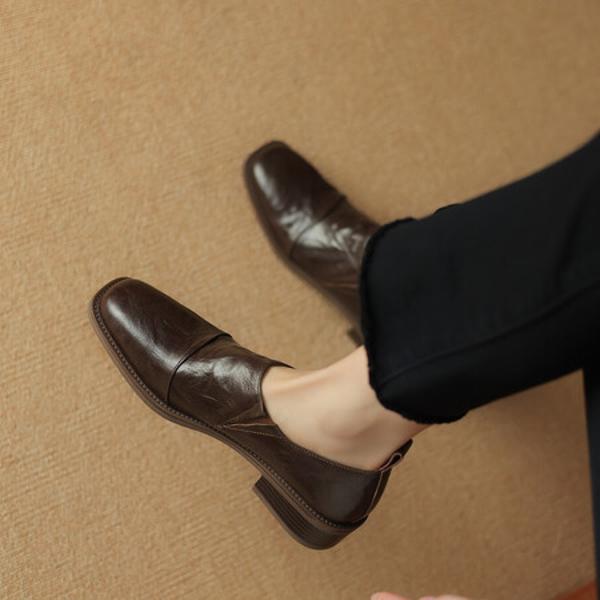 Exquisite Handcrafted Leather Women's Shoes: Luxurious Elegance(Edsl2760)