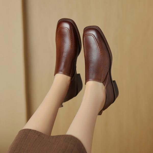 Exquisite Handcrafted Leather Women's Shoes: Elevate Your Elegance and Luxury(Edsl2762)