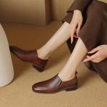 Exquisite Handcrafted Leather Women's Shoes: Elevate Your Elegance and Luxury(Edsl2762)