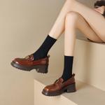 Handcrafted Luxury Leather Women's Shoes: Elegance Redefined(Edsl2796)