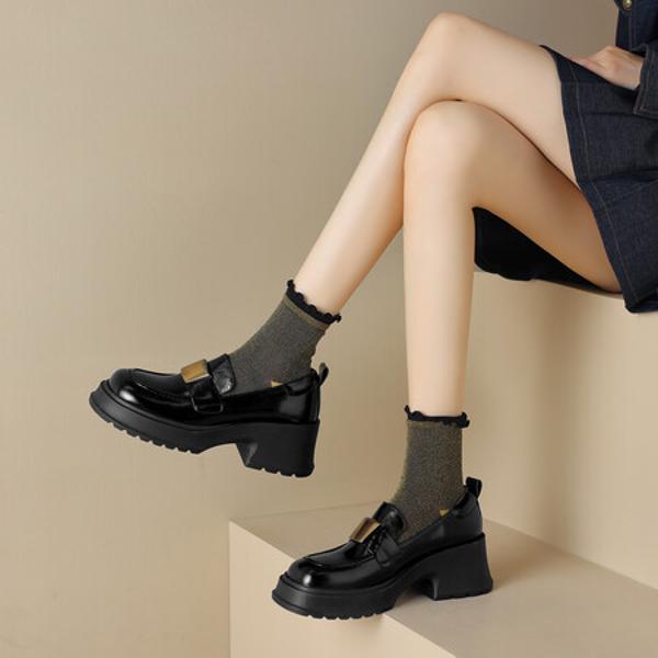 Handcrafted Luxury Leather Women's Shoes: Elegance Redefined(Edsl2796)