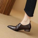 Luxurious Handcrafted Leather Shoes for Elegant Women(Edsl2765)