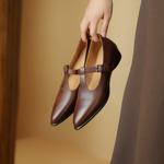 Luxury Handcrafted Genuine Leather Women’s Shoes: Exquisite Craftsmanship and Elegance(Edsl2764)