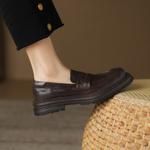 Elegant Handmade Leather Women’s Shoes - Luxurious Craftsmanship(Edsl2808)