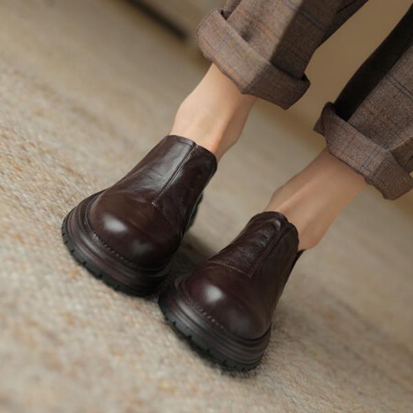 Handcrafted Luxury Genuine Leather Women's Shoes(Edsl2807)