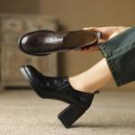 Exquisite Handmade Leather Women's Shoes: Luxury and Elegance(Edsl2789)