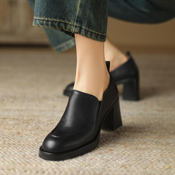 Luxury Handcrafted Genuine Leather Women’s Shoes with Exquisite Craftsmanship(Edsl2795)