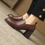 Luxury Handcrafted Genuine Leather Women’s Shoes with Exquisite Craftsmanship(Edsl2795)