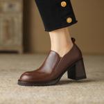 Luxury Handcrafted Genuine Leather Women’s Shoes with Exquisite Craftsmanship(Edsl2795)