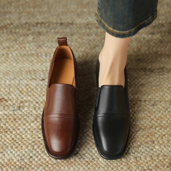 Handcrafted Luxury Leather Women’s Shoes with Elegance(Edsl2791)