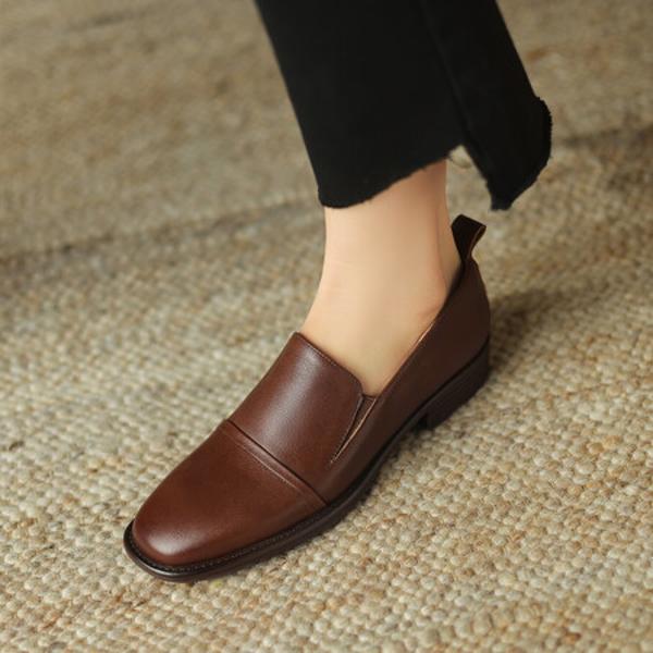 Handcrafted Luxury Leather Women’s Shoes with Elegance(Edsl2791)