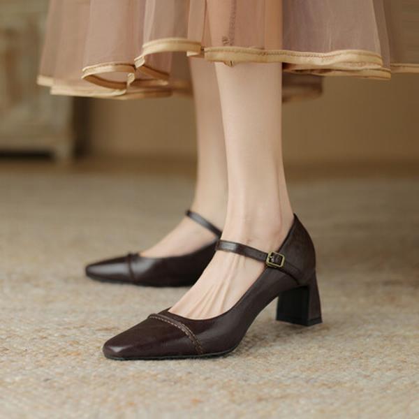 Elegant Handcrafted Leather Women's Shoes – Luxury and Quality.(Edsl2801)