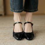 Elegant Handcrafted Leather Women's Shoes – Luxury and Quality.(Edsl2801)