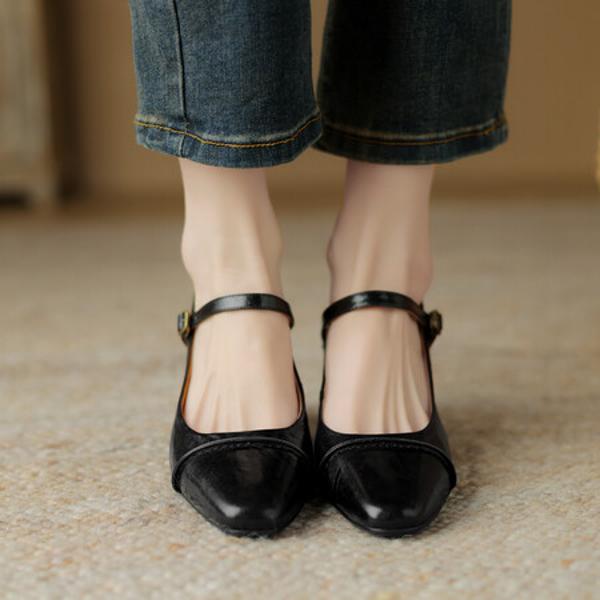 Elegant Handcrafted Leather Women's Shoes – Luxury and Quality.(Edsl2801)