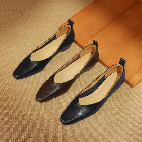 Handcrafted Luxury Leather Women's Shoes for Elegant Style(Edsl2776)
