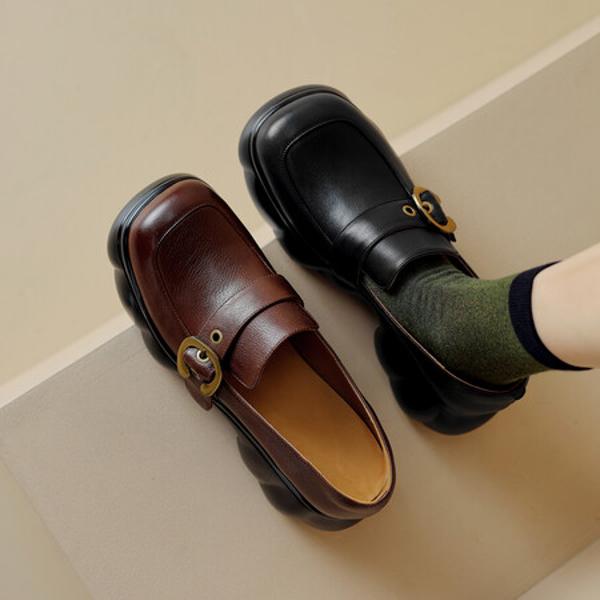 Elegant Handcrafted Genuine Leather Women's Shoes - Supreme Craftsmanship & Luxury(Edsl2798)