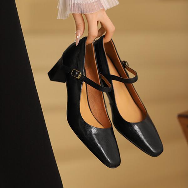 Handcrafted Leather Women's Shoes: Elegance and Luxury Redefined(Edsl2812)