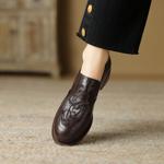 Handcrafted Luxury Leather Women's Shoes: Elegance in Every Stitch(Edsl2799)