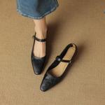 Handcrafted Luxury Leather Women's Shoes: Elegance in Every Stitch(Edsl2818)