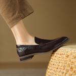 Handcrafted Genuine Leather Women's Shoes - A Fusion of Elegance and Luxury(Edsl2787)