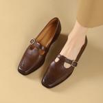 Handcrafted Genuine Leather Women's Shoes for Timeless Elegance(Edsl2813)