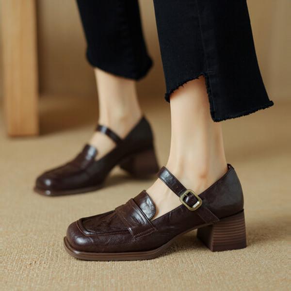 Elegant Handmade Leather Women’s Shoes of Luxury Quality(Edsl2820)