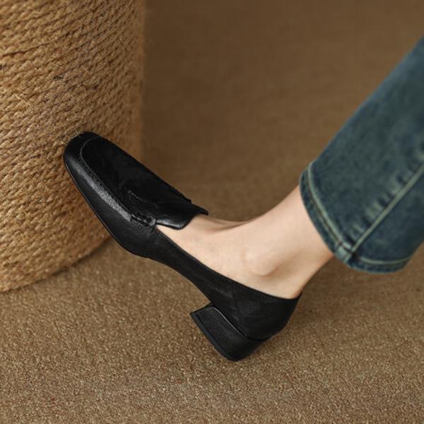 Exquisite Handcrafted Leather Women's Shoes: Luxury, Elegance, Quality(Edsl2月-36)