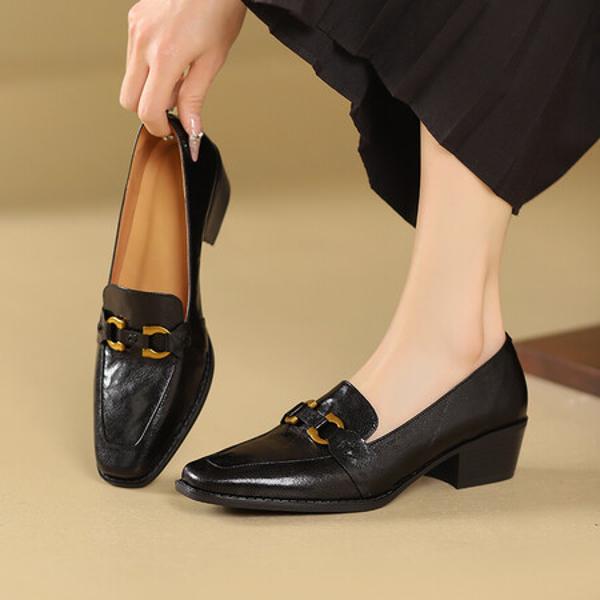 Exquisite Handcrafted Leather Women's Shoes: Luxury, Quality, Elegance(Edsl2815)
