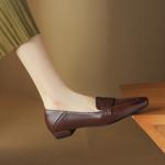 Handcrafted Leather Women's Shoes: Elegance Meets Luxury Quality(Edsl2774)