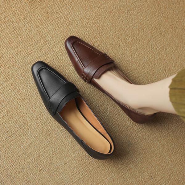 Handcrafted Leather Women's Shoes: Elegance Meets Luxury Quality(Edsl2774)