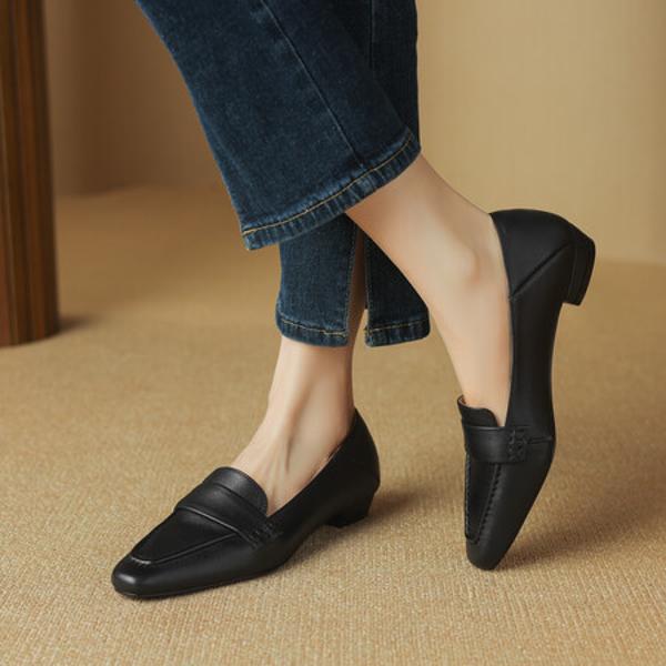 Handcrafted Leather Women's Shoes: Elegance Meets Luxury Quality(Edsl2774)