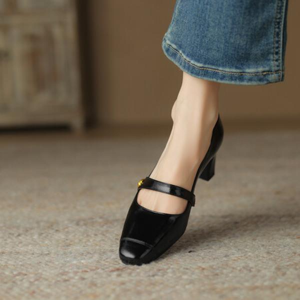 Handcrafted Leather Women's Shoes - Luxurious Elegance & Quality(Edsl2802)