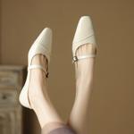 Handcrafted Luxury Leather Women's Shoes: Exquisite Artistry Meets Elegant Design(Edsl2790)