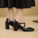 Handcrafted Leather Women's Shoes: Luxurious Elegance(Edsl2828)