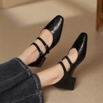 Exquisite Handcrafted Leather Women's Shoes for Elegance(Edsl2822)
