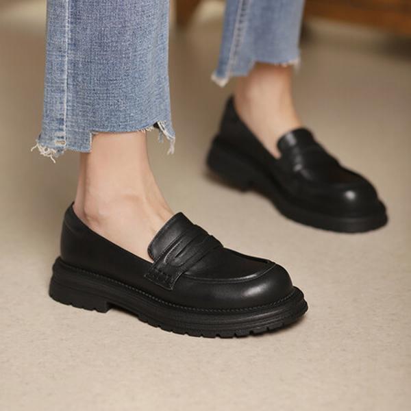 Elegant Handcrafted Genuine Leather Women's Shoes - Luxurious Quality(Edsl8月-08)