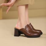 Handcrafted Luxury Leather Women's Shoes - Elegant Artistry & Quality(Edsl2840)