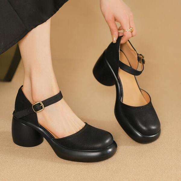 Exquisite Handcrafted Leather Women's Shoes: Luxury, Quality, and Elegance(Edsl2861)