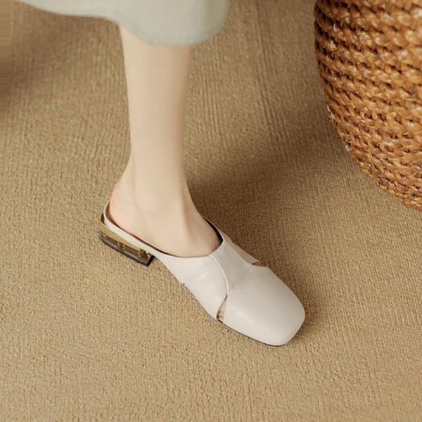 Handcrafted Luxurious Genuine Leather Women’s Shoes with Elegance(Edsl2894)