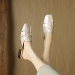 Handcrafted Luxury Genuine Leather Women's Shoes for Elegance(Edsl2892)